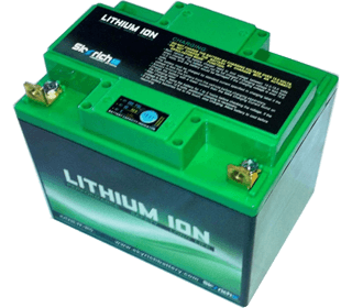 Litiumbatteriet Litium-60Ah-12V är på 12.8 Volt och har dimensionen 282 x 125 x 230 mm 